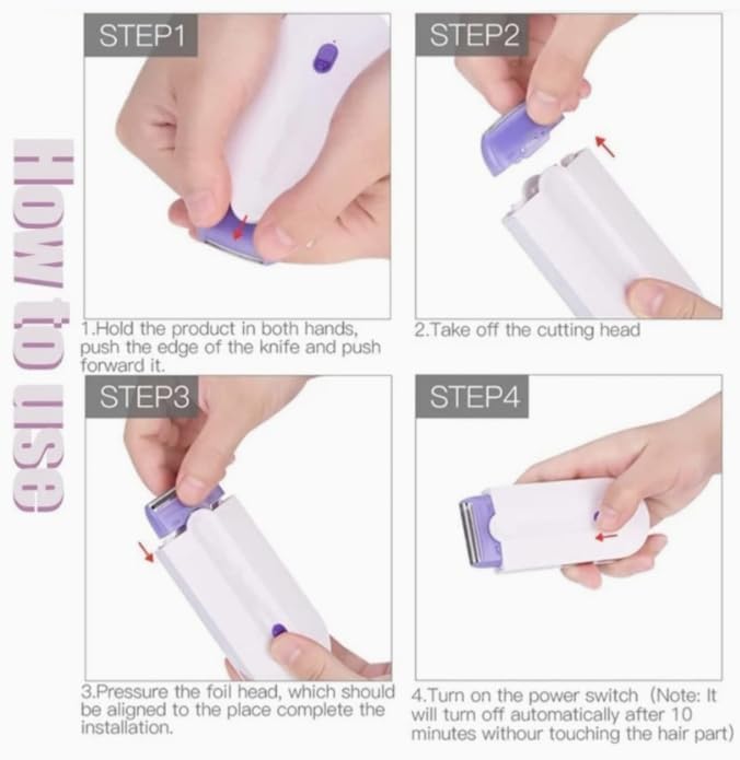 Painless Facial Body Hair Trimmer