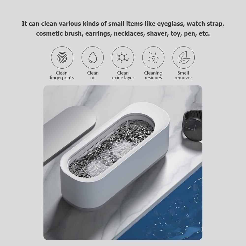 Mini Ultrasonic Powder Puff And Makeup Brush Cleaner Machine